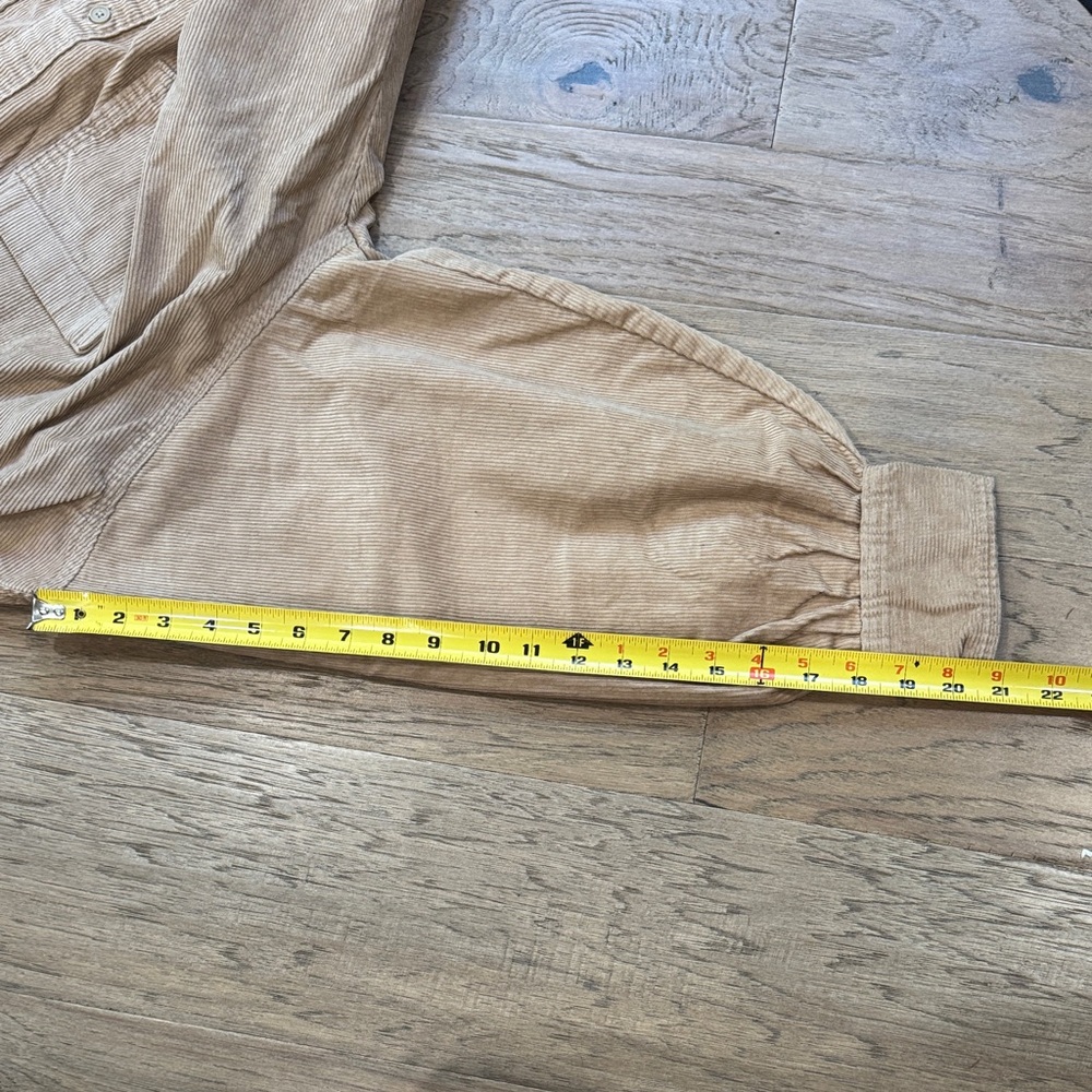 Levi's Women’s Beige Corduroy Shirt Size XL - Picture 9 of 11